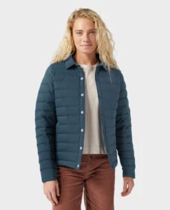 STIO Women's Skillet Stretch Down Shirt Jacket -Stio 100030 443 4