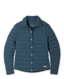STIO Women's Skillet Stretch Down Shirt Jacket