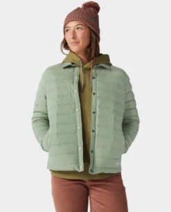 STIO Women's Skillet Stretch Down Shirt Jacket -Stio 100030 720 7 ALT