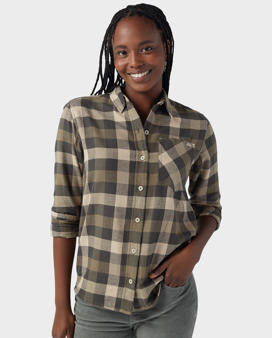 STIO Women's Dovetail Lightweight Flannel Shirt 9 STIO Women's Dovetail Lightweight Flannel Shirt - Image 7