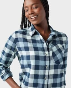 STIO Women's Dovetail Lightweight Flannel Shirt 32 STIO Women's Dovetail Lightweight Flannel Shirt -Stio 100064 455 1