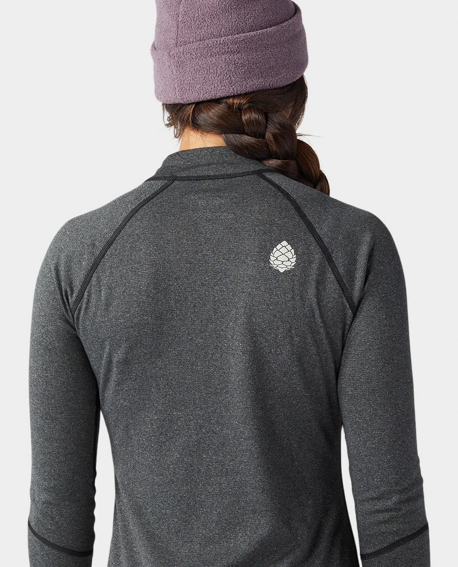 STIO Women's Basis Power Wool™ Zip Neck 9 STIO Women's Basis Power Wool™ Zip Neck - Image 7