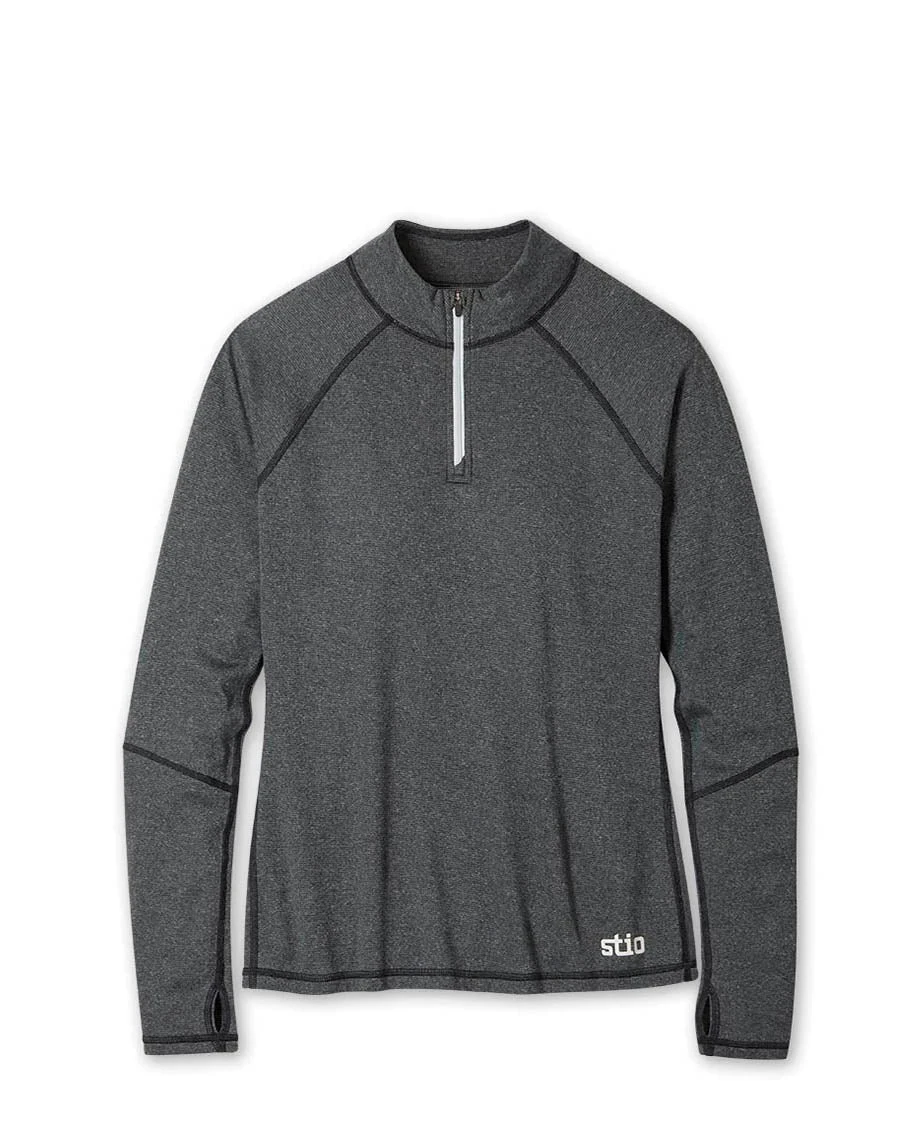 STIO Women's Basis Power Wool™ Zip Neck 5 STIO Women's Basis Power Wool™ Zip Neck - Image 3