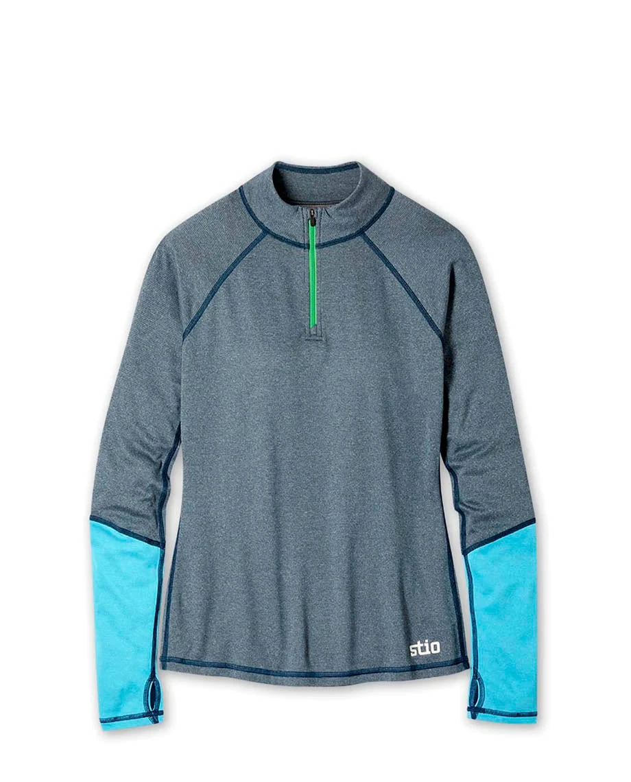 STIO Women's Basis Power Wool™ Zip Neck 3 STIO Women's Basis Power Wool™ Zip Neck