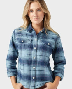 STIO Women's Bevel Flannel Shirt -Stio 100191 455 3