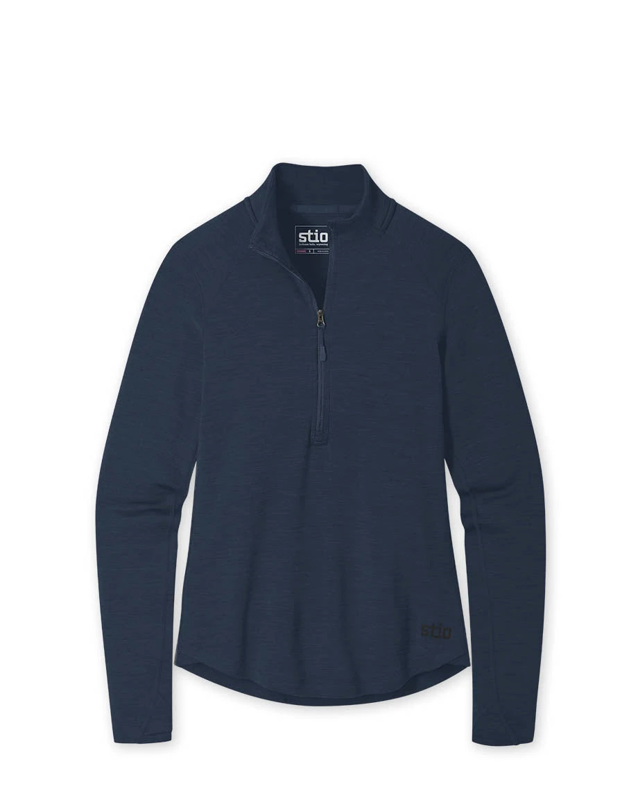 STIO Women's Basis Midweight Merino Half Zip 12 STIO Women's Basis Midweight Merino Half Zip - Image 10