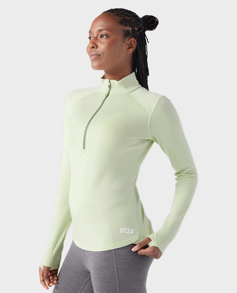 STIO Women's Basis Midweight Merino Half Zip 18 STIO Women's Basis Midweight Merino Half Zip - Image 16