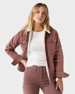 STIO Women's Saratoga Shearling Jacket -Stio 100314 290 6 ALT