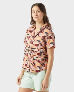 STIO Women's Marion Printed Camp Shirt SS 21 STIO Women's Marion Printed Camp Shirt SS -Stio 100328 834 3 Top 590f614d 2762 4fef b760 3645c3899c0d