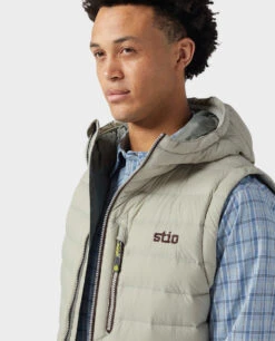 STIO Men's Hometown Down Hooded Vest -Stio 200020 159 1