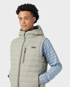 STIO Men's Hometown Down Hooded Vest -Stio 200020 159 4