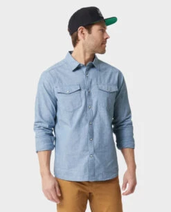 STIO Men's Ashton Chambray Shirt -Stio 200084 464 3 Top 2b57f64d 9d16 4338 a5c8 07c6c27adeae