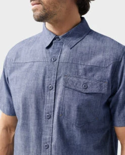 STIO Men's Curtis Camp Chambray Shirt SS -Stio 200281 453 5