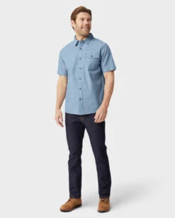STIO Men's Curtis Camp Chambray Shirt SS -Stio 200281 464 1 Full