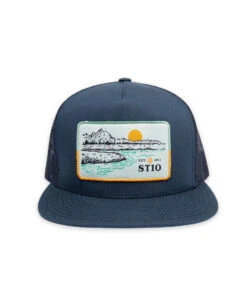 STIO Drift Patch Trucker 19 STIO Drift Patch Trucker -Stio Drift Patch Trucker Hat Navy Front New