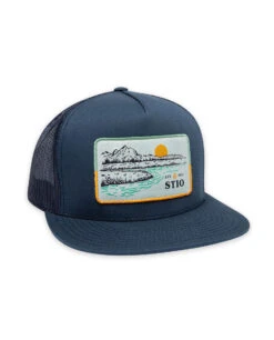 STIO Drift Patch Trucker 17 STIO Drift Patch Trucker -Stio Drift Patch Trucker Hat Navy Side New