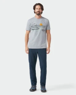 STIO Men's Drift Tee 14 STIO Men's Drift Tee -Stio M Drift Tee Stone Heather 1 Full
