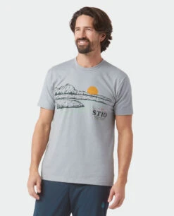 STIO Men's Drift Tee 12 STIO Men's Drift Tee -Stio M Drift Tee Stone Heather 3 Top