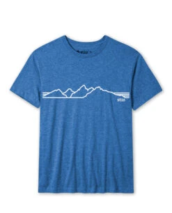 STIO Men's Teton Elevations Tee -Stio M Teton Elevationes Tee Royal Heather