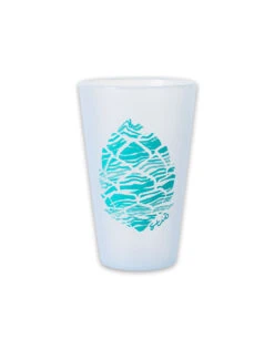 STIO Pinecone Ripple Silipint Cup -Stio Silipint Cup Frosted White Cone