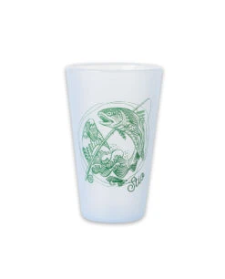 STIO River Trout Silipint Cup 8 STIO River Trout Silipint Cup -Stio Silipint Cup Frosted White Fishing
