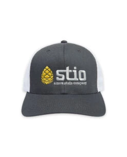 Stio Classic Trucker -Stio Stio Classic Trucker Hat Charcoal White Front New