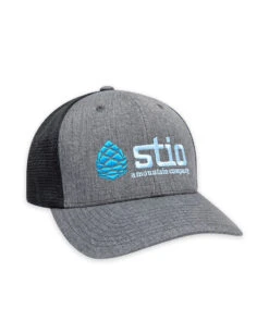 Stio Classic Trucker -Stio Stio Classic Trucker Hat Melange Charcoal Black Side New