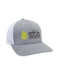 Stio Classic Trucker -Stio Stio Classic Trucker Hat Melange Silver White Side New