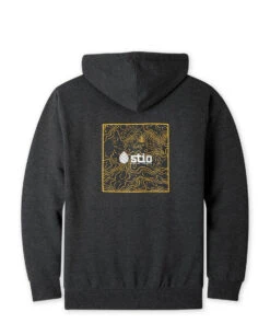 STIO Navigator Hoodie -Stio Unisex Navigator Hoodie Charcoal Heather Back